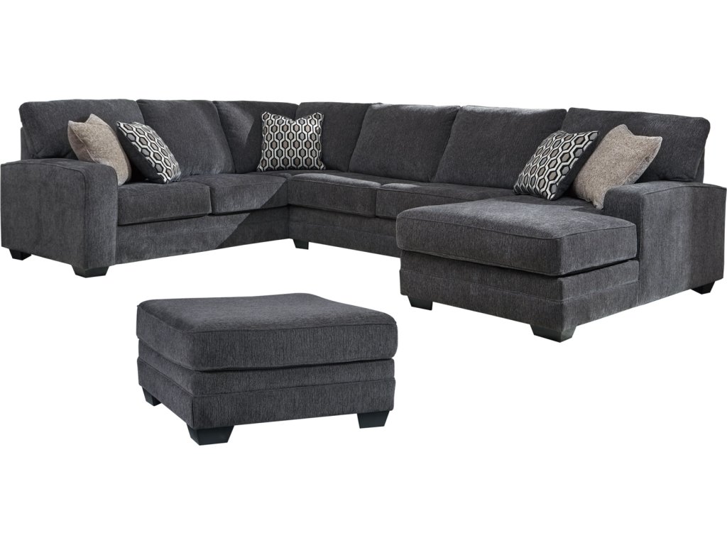 Tracling 3-Piece Sectional with Ottoman - main image