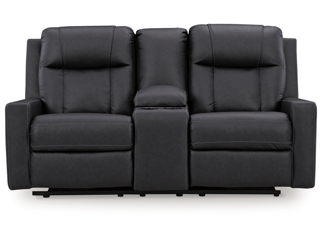 Mackmenville Reclining Loveseat with Console - image 3
