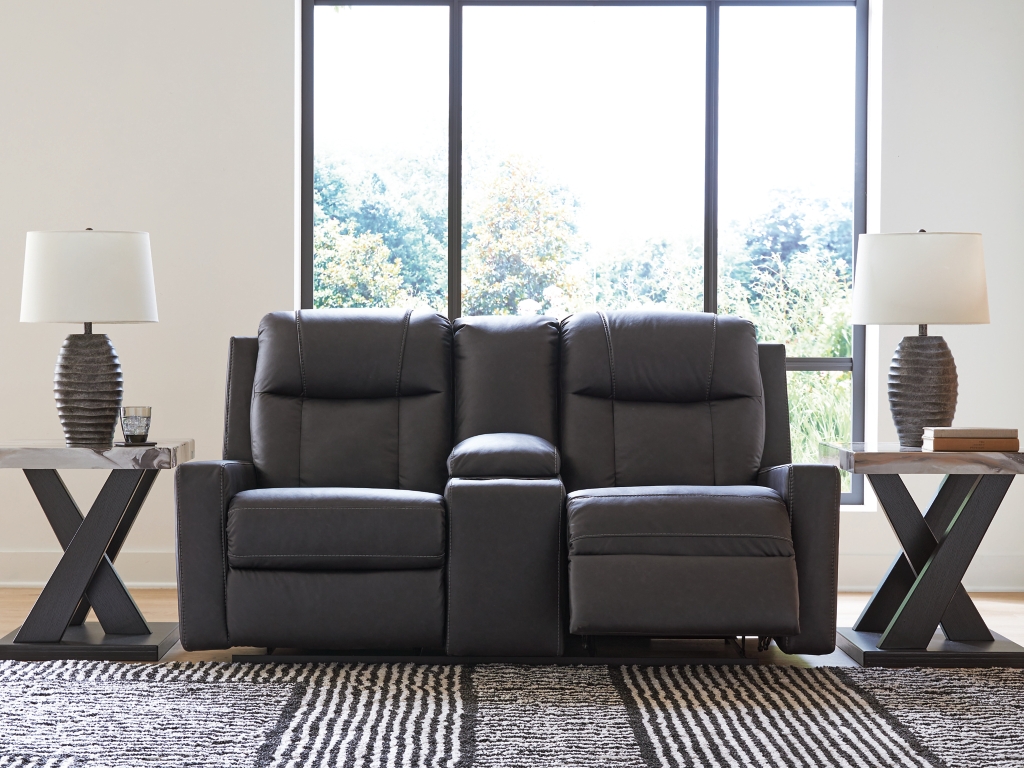 Mackmenville Reclining Loveseat with Console - image 5