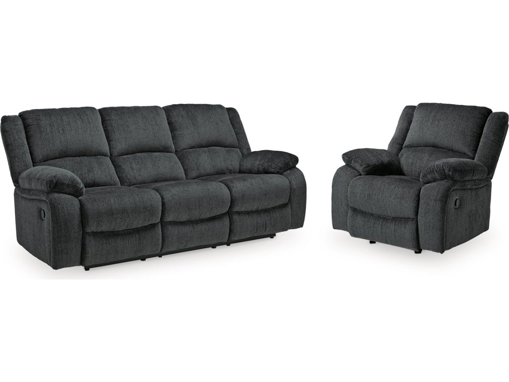 Draycoll Reclining Sofa and Recliner - main image
