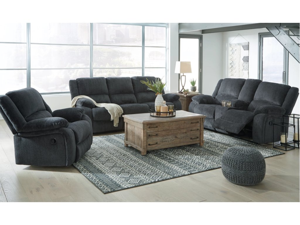 Draycoll Reclining Loveseat with Console and Recliner - image 13