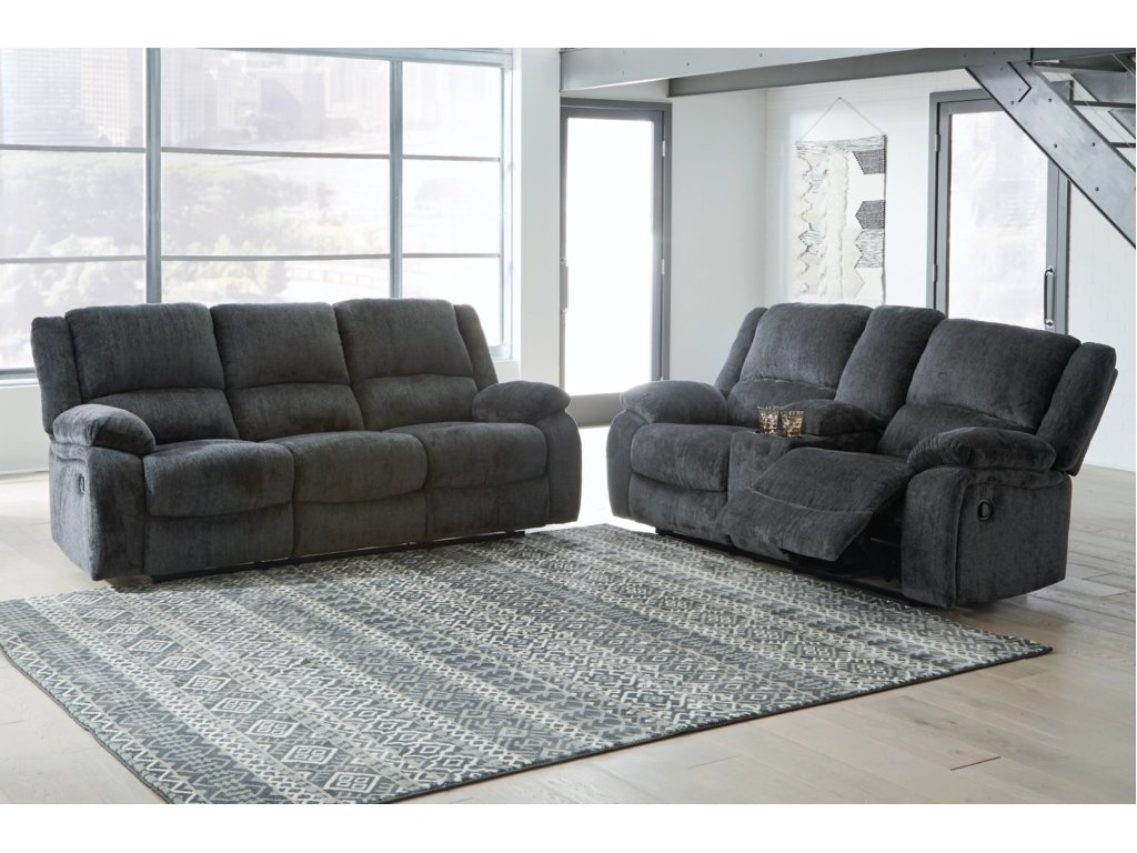 Draycoll Reclining Sofa and Loveseat - main image