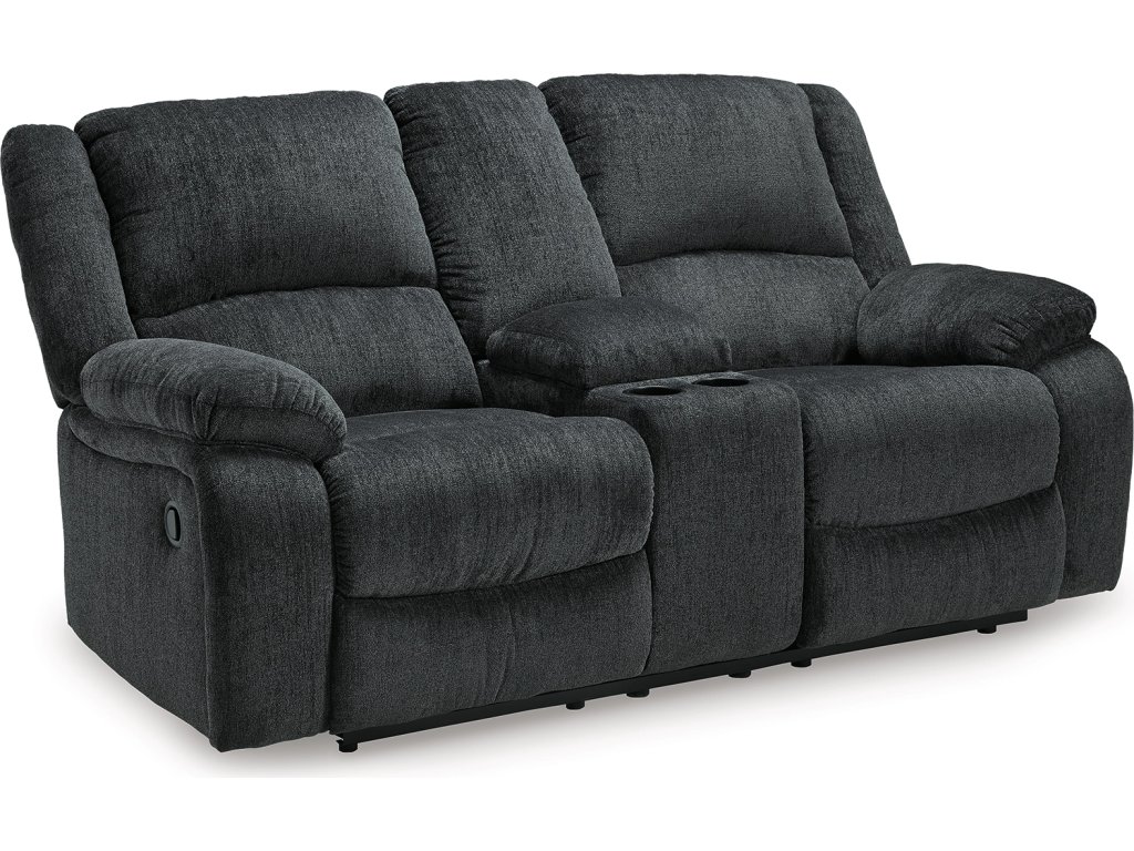 Draycoll Reclining Loveseat with Console and Recliner - image 2