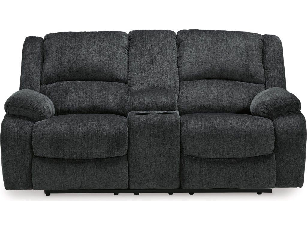 Draycoll Reclining Loveseat with Console and Recliner - image 1