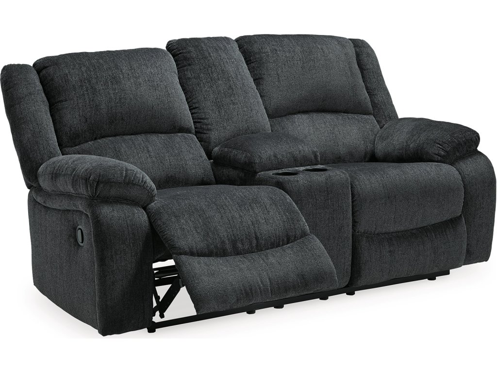 Draycoll Reclining Loveseat with Console and Recliner - image 3