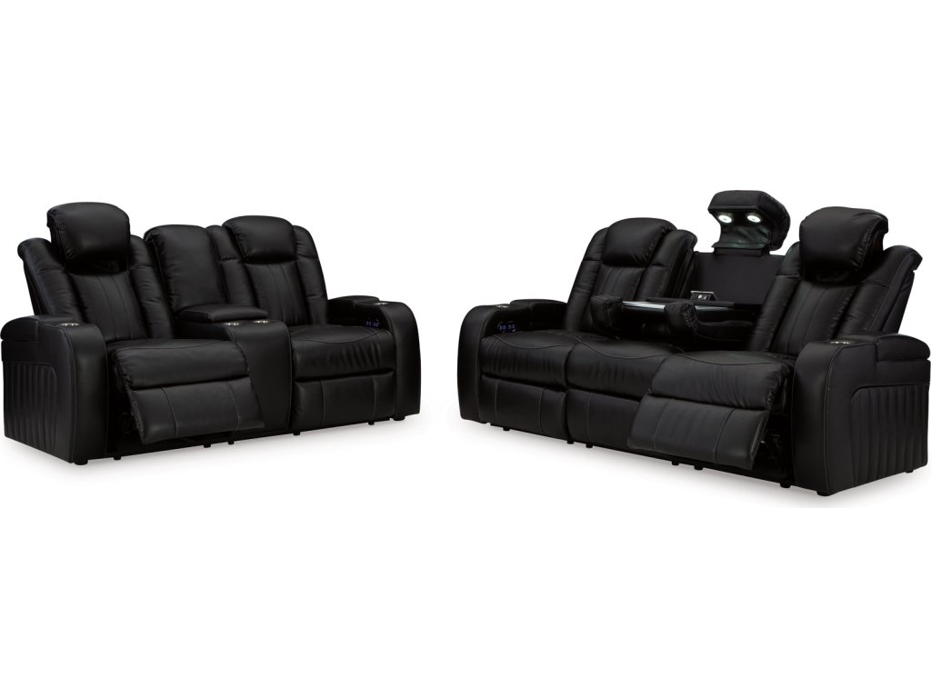 Caveman Den Power Reclining Sofa and Loveseat - image 2
