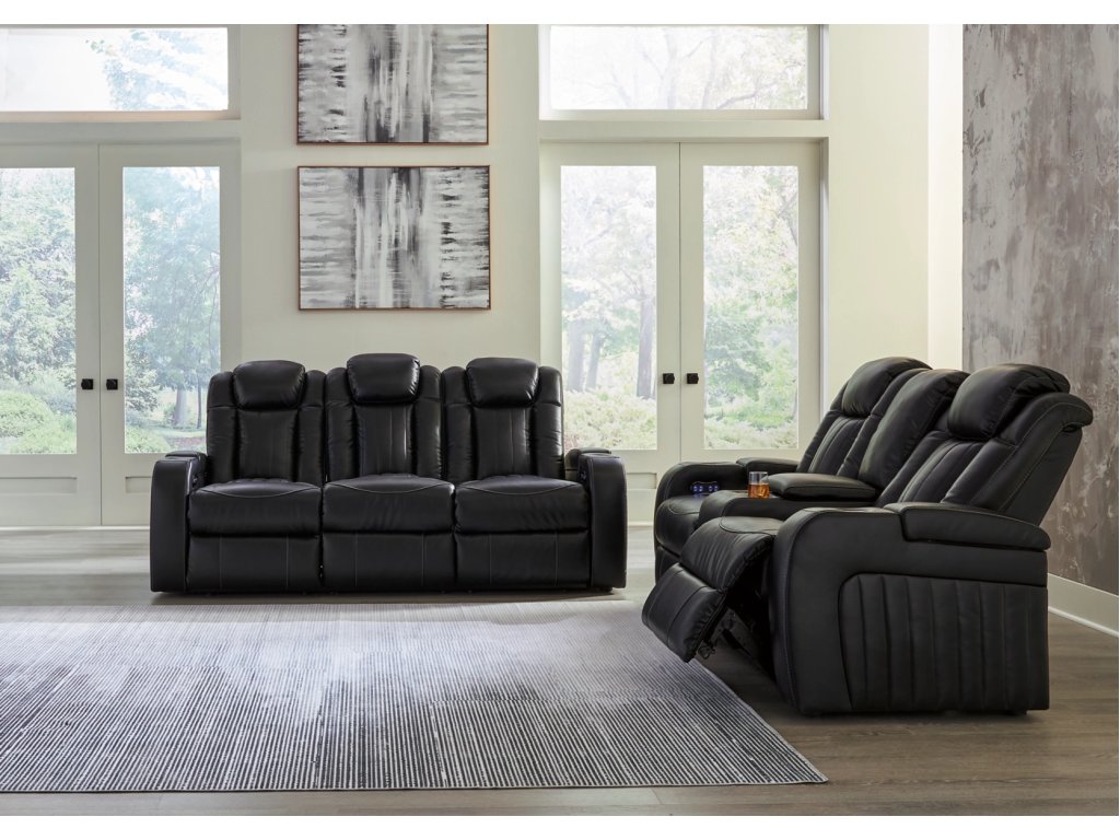 Caveman Den Power Reclining Sofa and Loveseat - main image