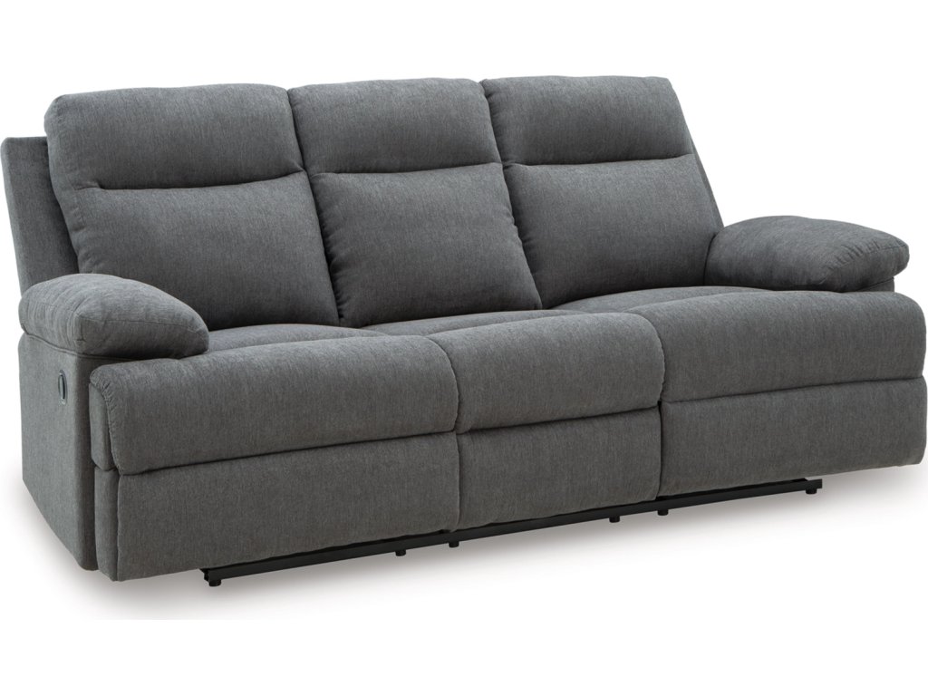 Side-Swipe Reclining Sofa with Drop Down Table - main image