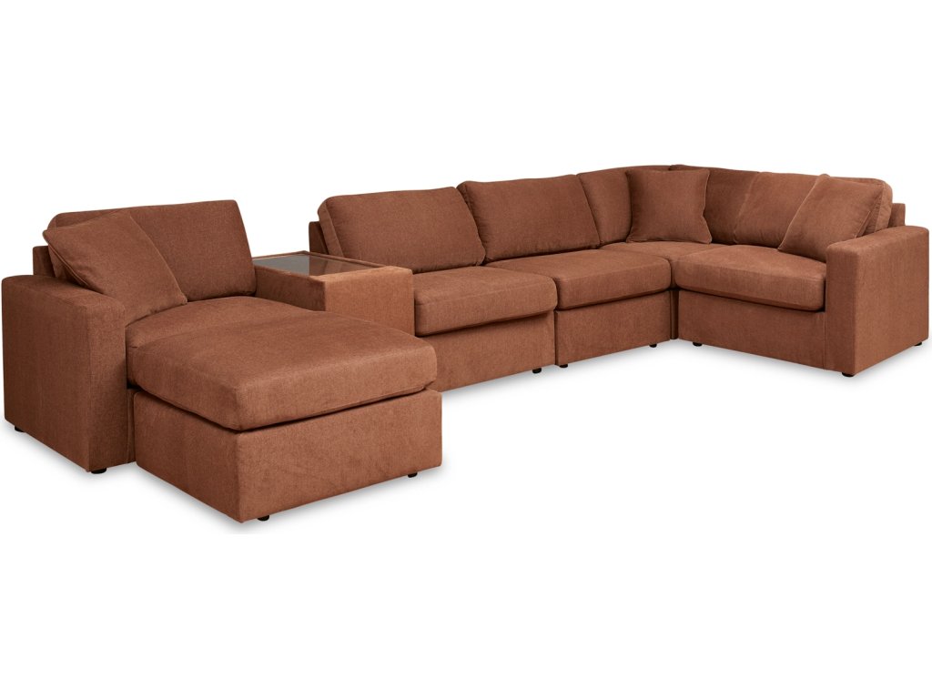 Modmax 6-Piece Sectional and Ottoman - main image