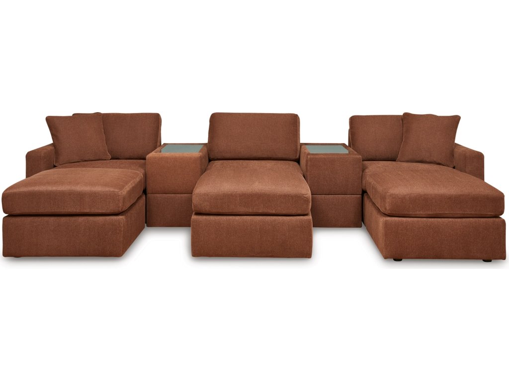 Modmax 5-Piece Sectional and 3 Ottomans - image 1