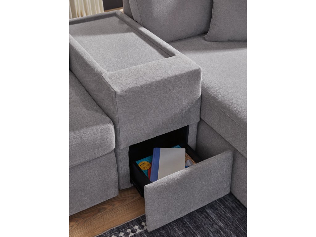 Modmax 4-Piece Sectional and Ottoman - image 22
