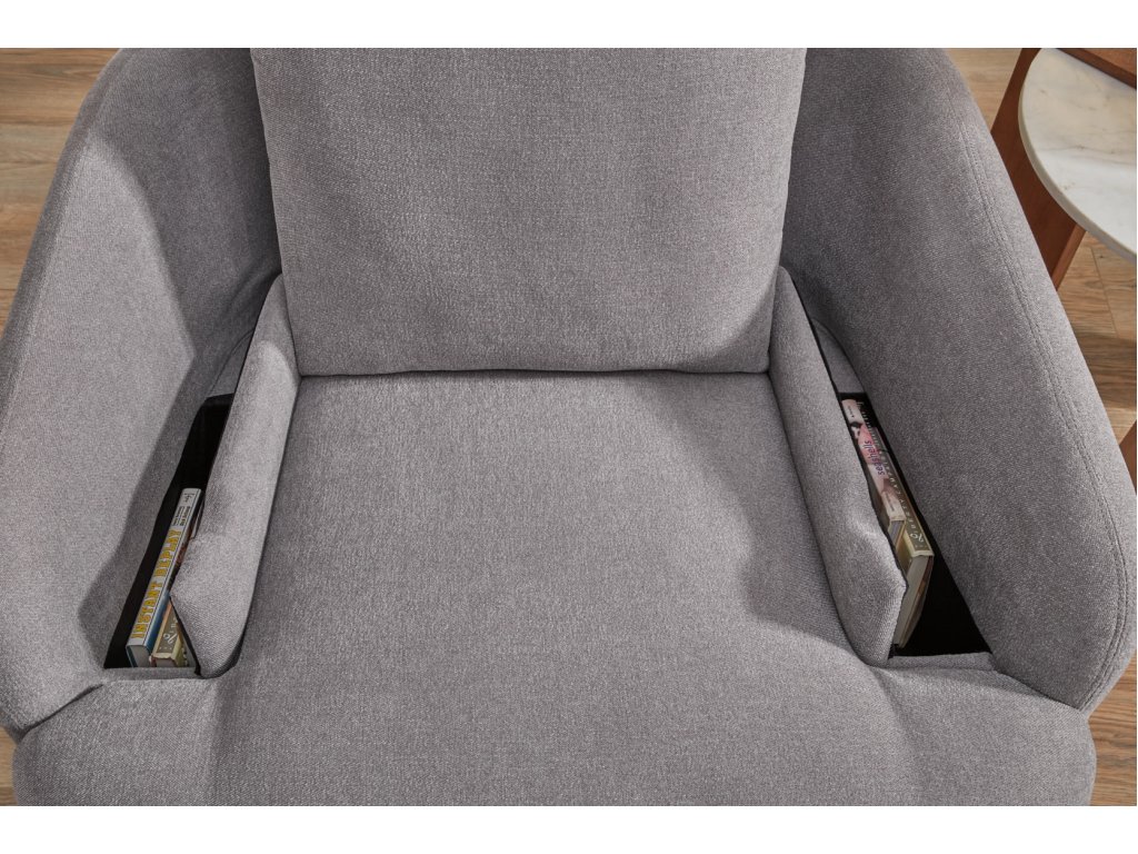 Modmax 5-Piece Sectional and Swivel Glider Recliner - image 24