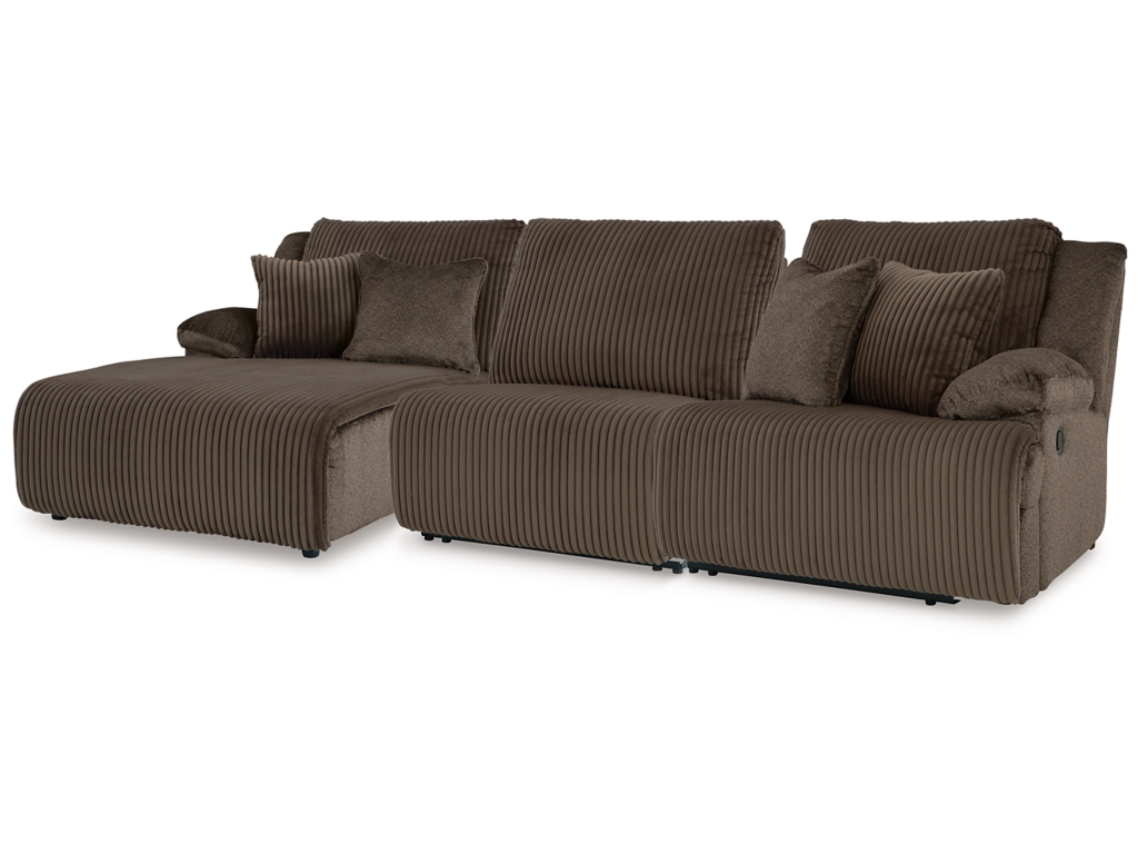 Top Tier 3-Piece Reclining Sofa Chaise Sectional - main image