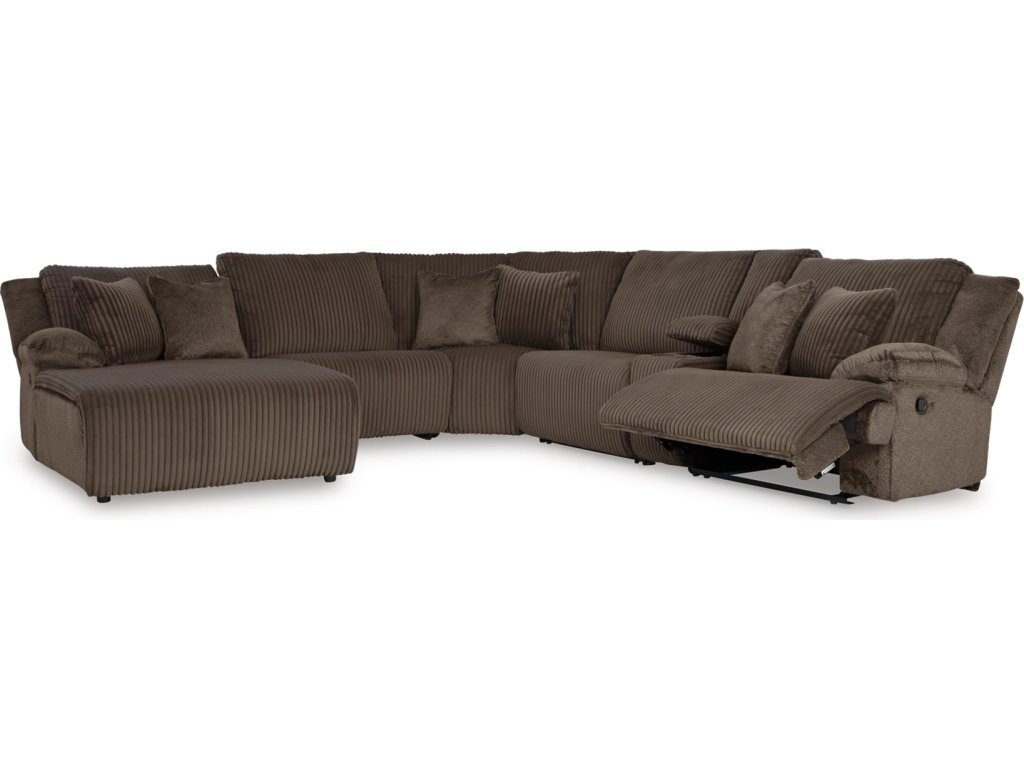 Top Tier 6-Piece Reclining Sectional with Chaise - image 2