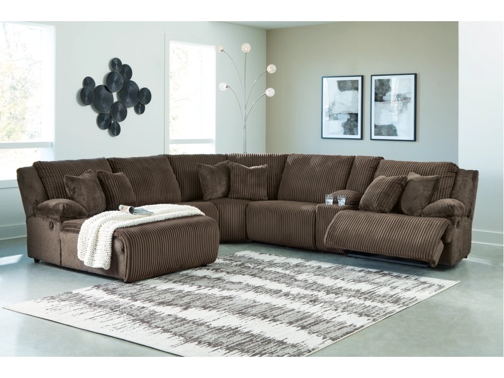 Top Tier 6-Piece Reclining Sectional with Chaise - image 1