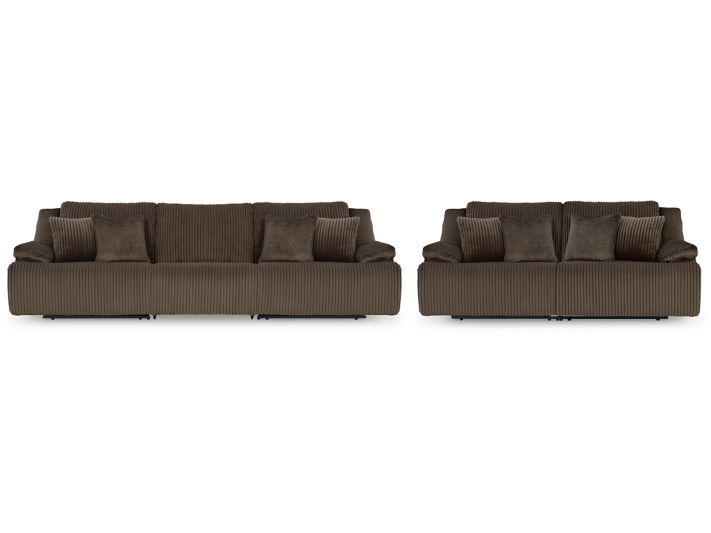 Top Tier 3-Piece Reclining Sofa and 2-Piece Reclining Loveseat - main image