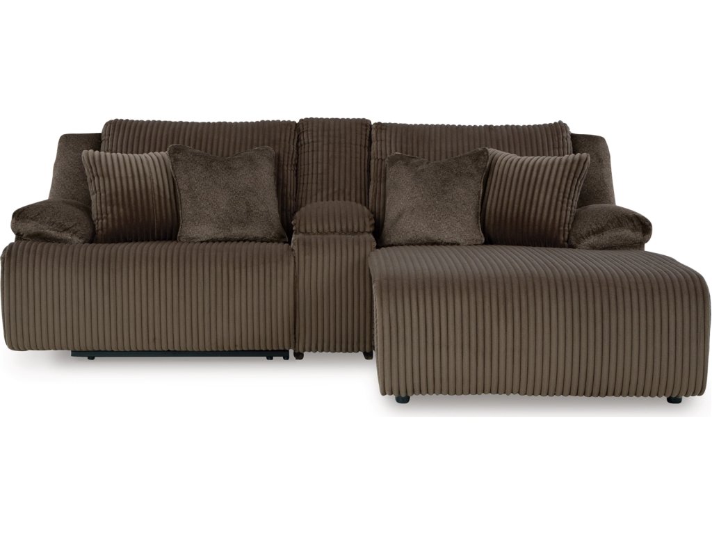Top Tier 3-Piece Reclining Sectional Sofa with Chaise - main image