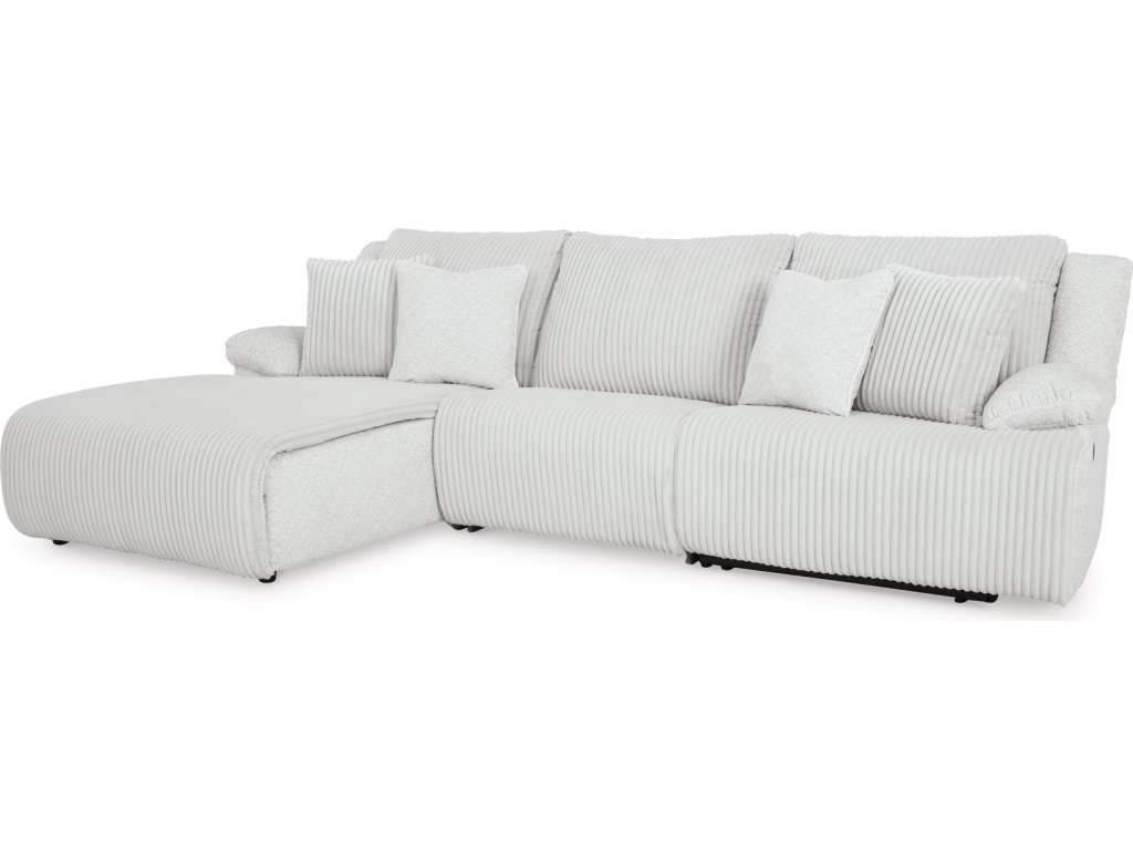 Top Tier 3-Piece Reclining Sectional Sofa Chaise - main image