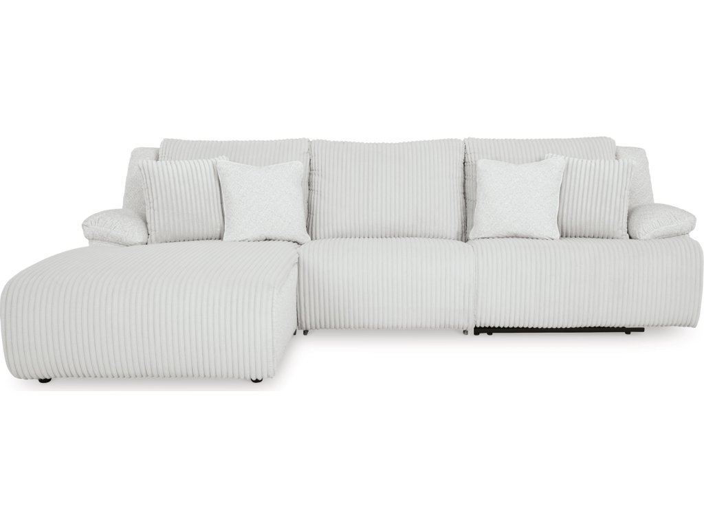 Top Tier 3-Piece Reclining Sectional Sofa Chaise - image 2