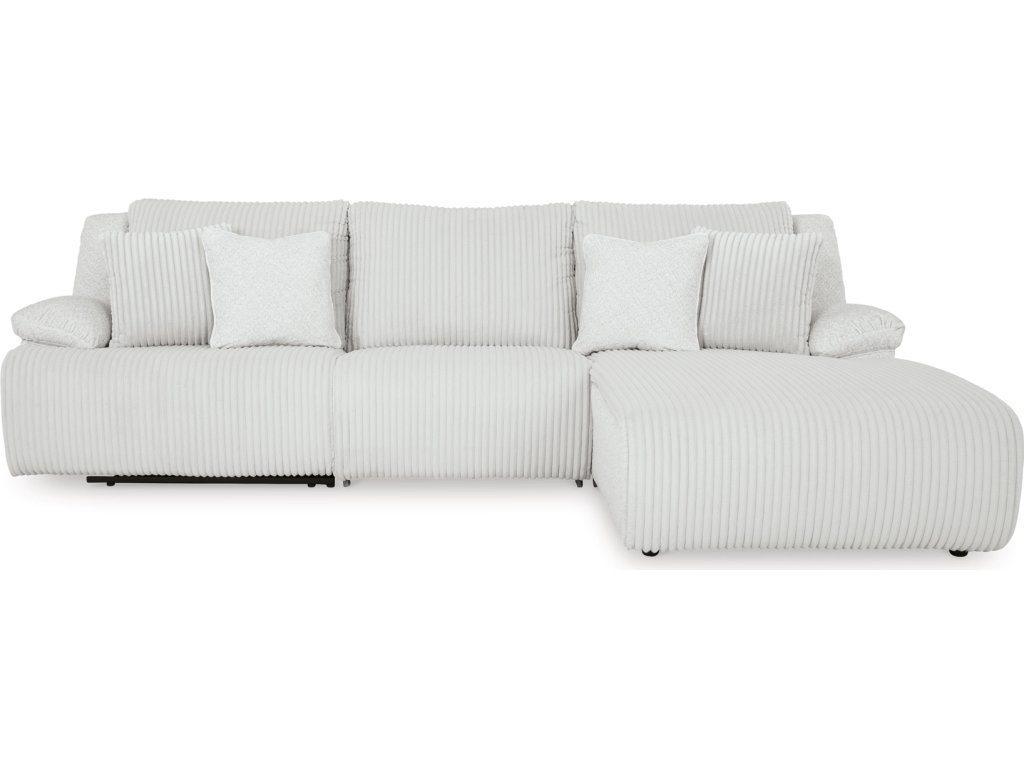 Top Tier 3-Piece Reclining Sectional Sofa Chaise - image 3