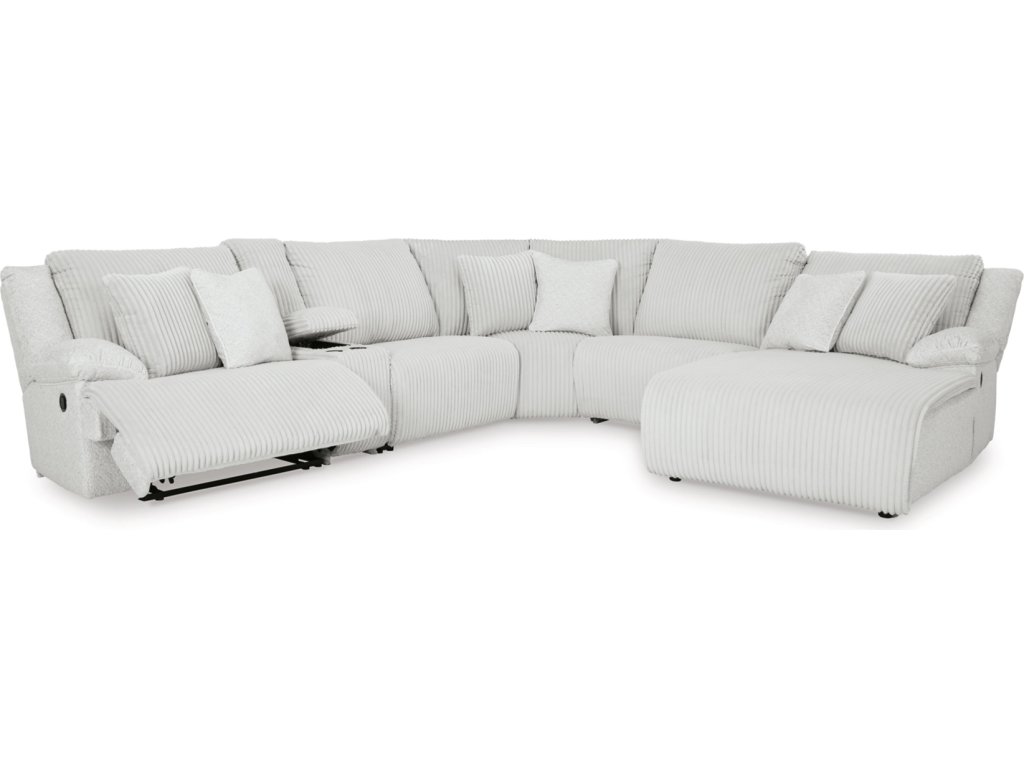 Top Tier 6-Piece Reclining Sectional with Chaise - image 2