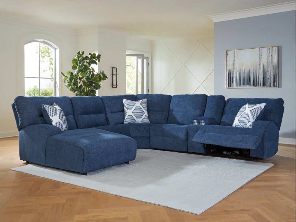 Acklen Place 6-Piece Power Reclining Sectional with Chaise - image 1