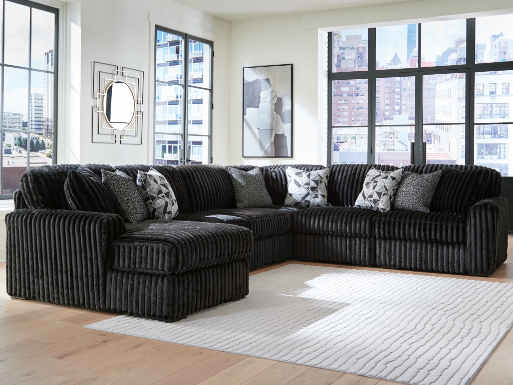 Midnight-Madness 6-Piece Sectional with Chaise - image 1
