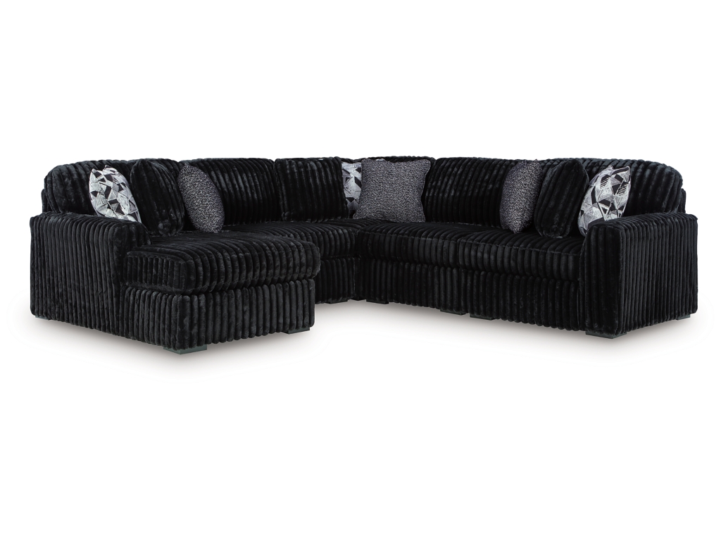 Midnight-Madness 6-Piece Sectional with Chaise - main image
