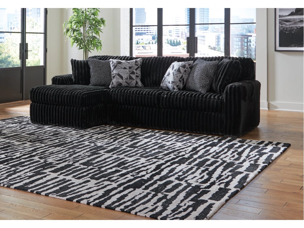 Midnight-Madness 2-Piece Sectional Sofa with Chaise - image 1