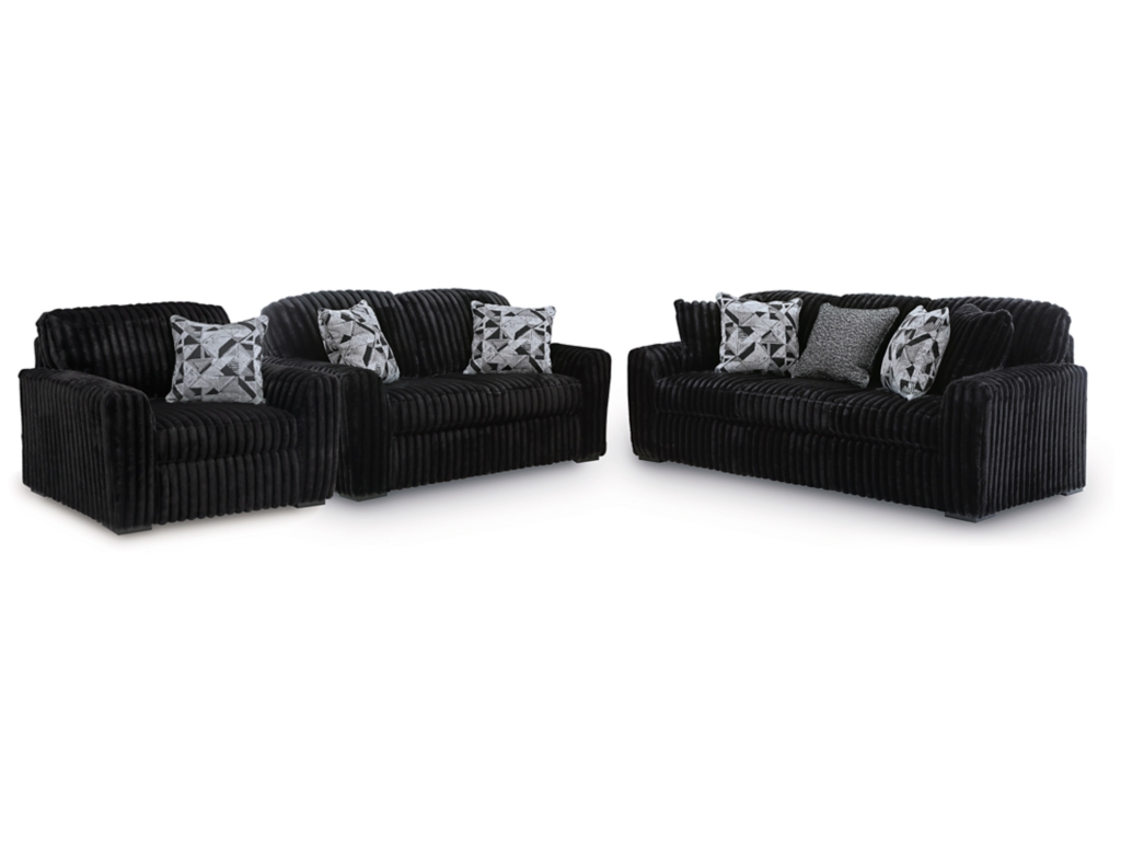 Midnight-Madness Sofa, Loveseat and Oversized Chair - main image