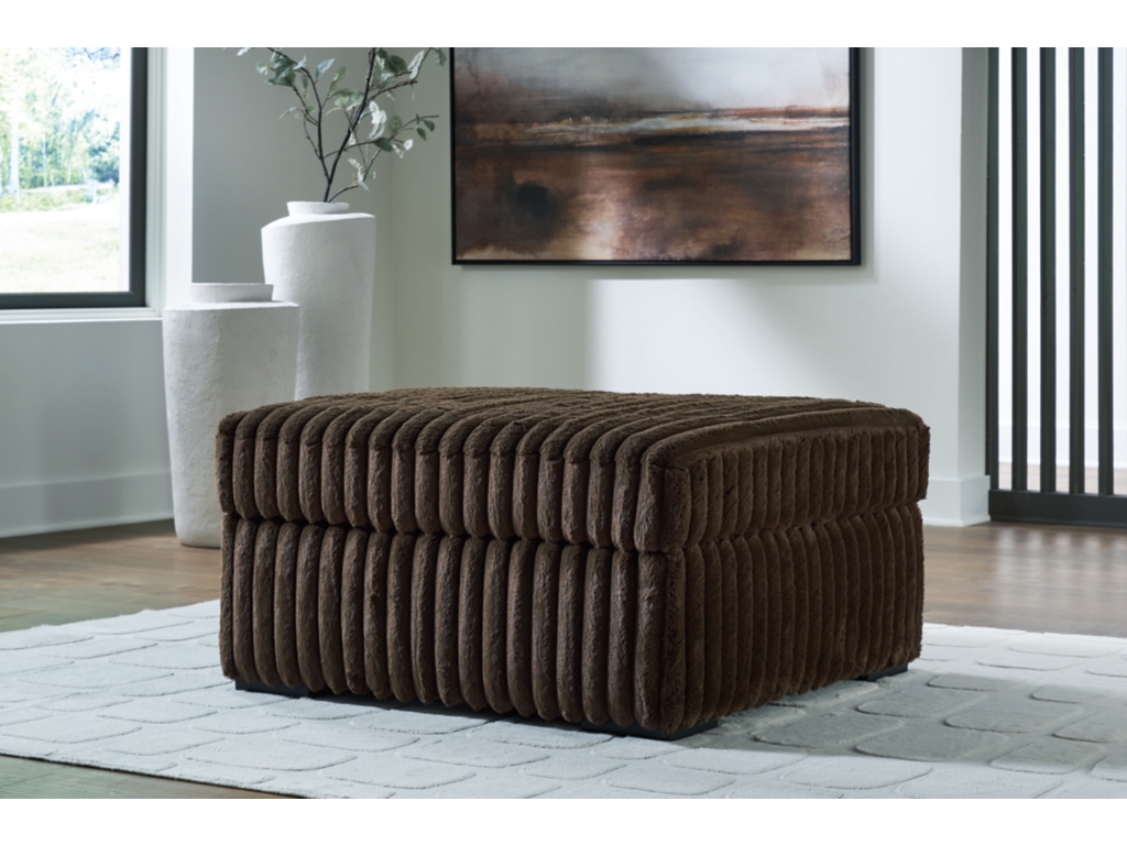 Midnight-Madness 4-Piece Sectional with Chaise, Oversized Chair and Ottoman - image 15