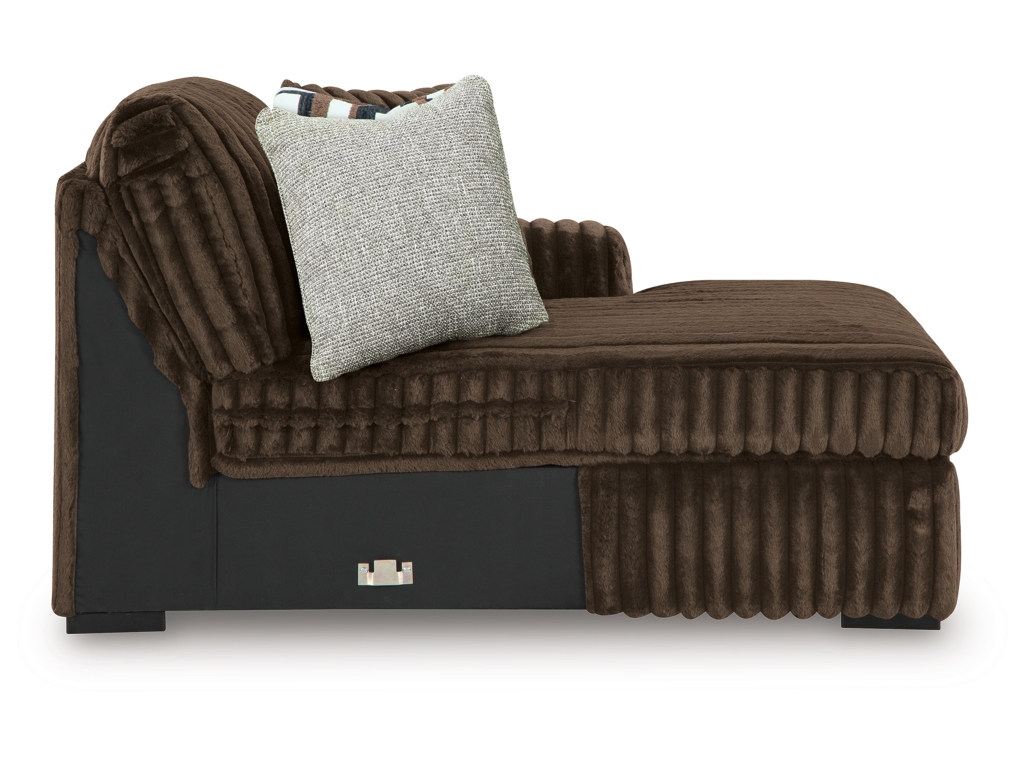 Midnight-Madness 4-Piece Sectional with Chaise, Oversized Chair and Ottoman - image 7
