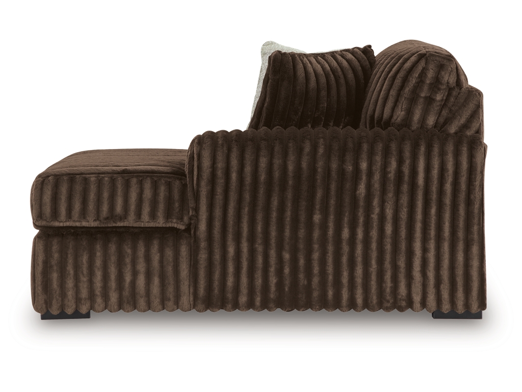 Midnight-Madness 4-Piece Sectional with Chaise, Oversized Chair and Ottoman - image 5