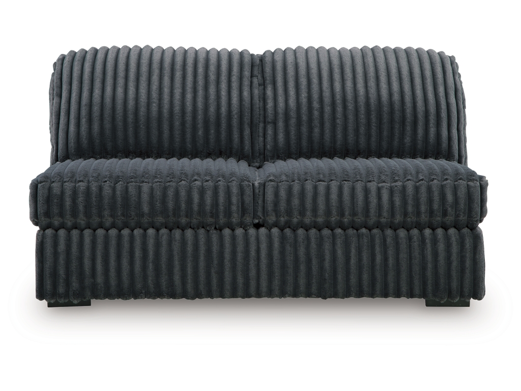 Midnight-Madness Armless Loveseat - image 2