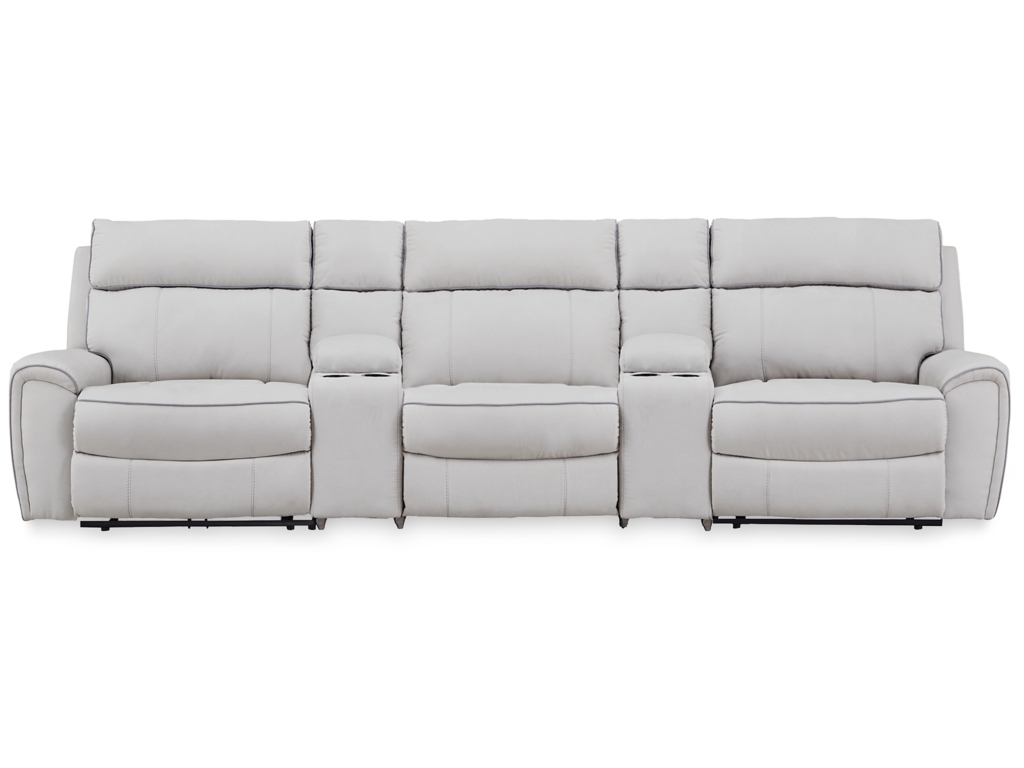 Social Pointe 5-Piece Power Reclining Sectional - main image