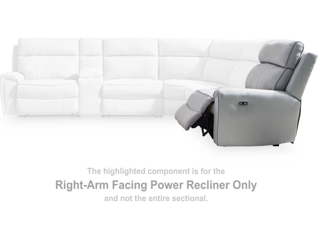 Social Pointe Right-Arm Facing Power Recliner - image 1