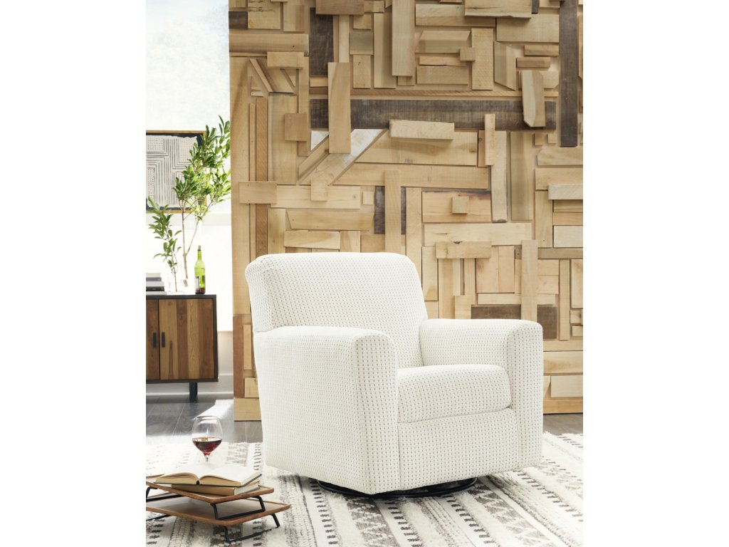 Herstow Swivel Glider Accent Chair - image 1