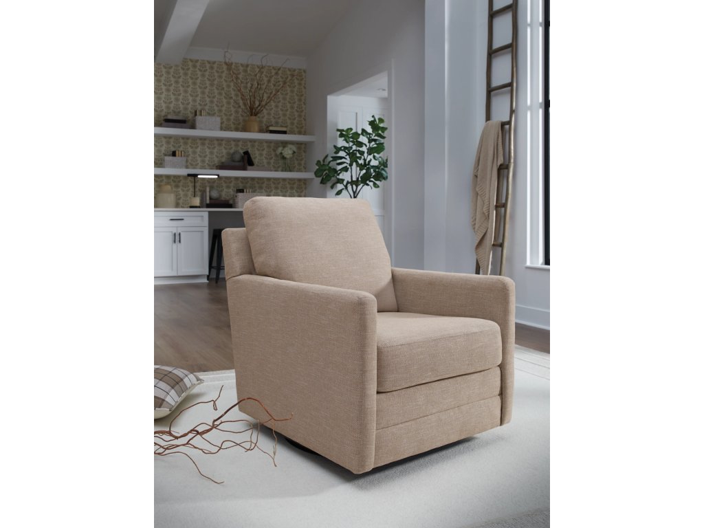 Freybourne Next-Gen Nuvella Swivel Accent Chair - image 1