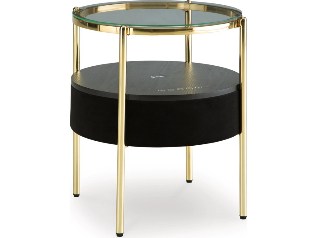 Nedman Accent Table with Speaker - main image