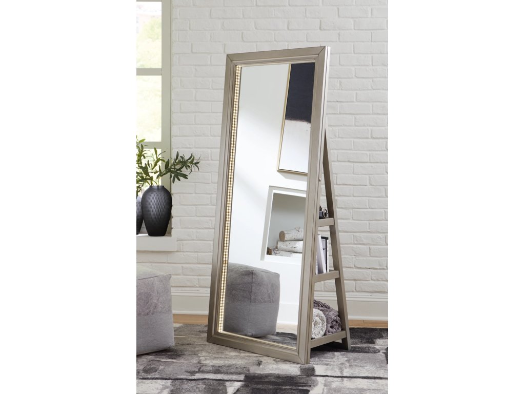 Evesen Floor Standing Mirror with Storage - image 1