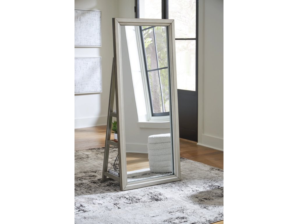 Evesen Floor Standing Mirror/Storage - image 4