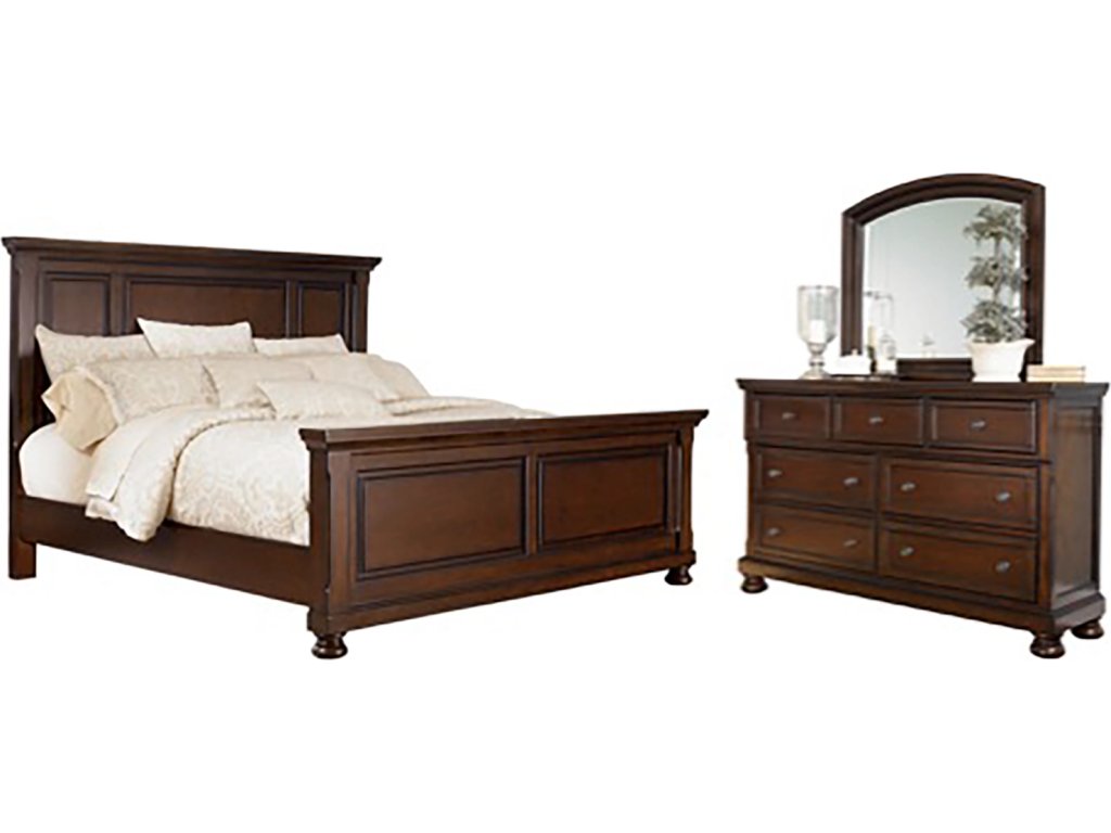 Porter Queen Panel Bed, Dresser and Mirror - main image