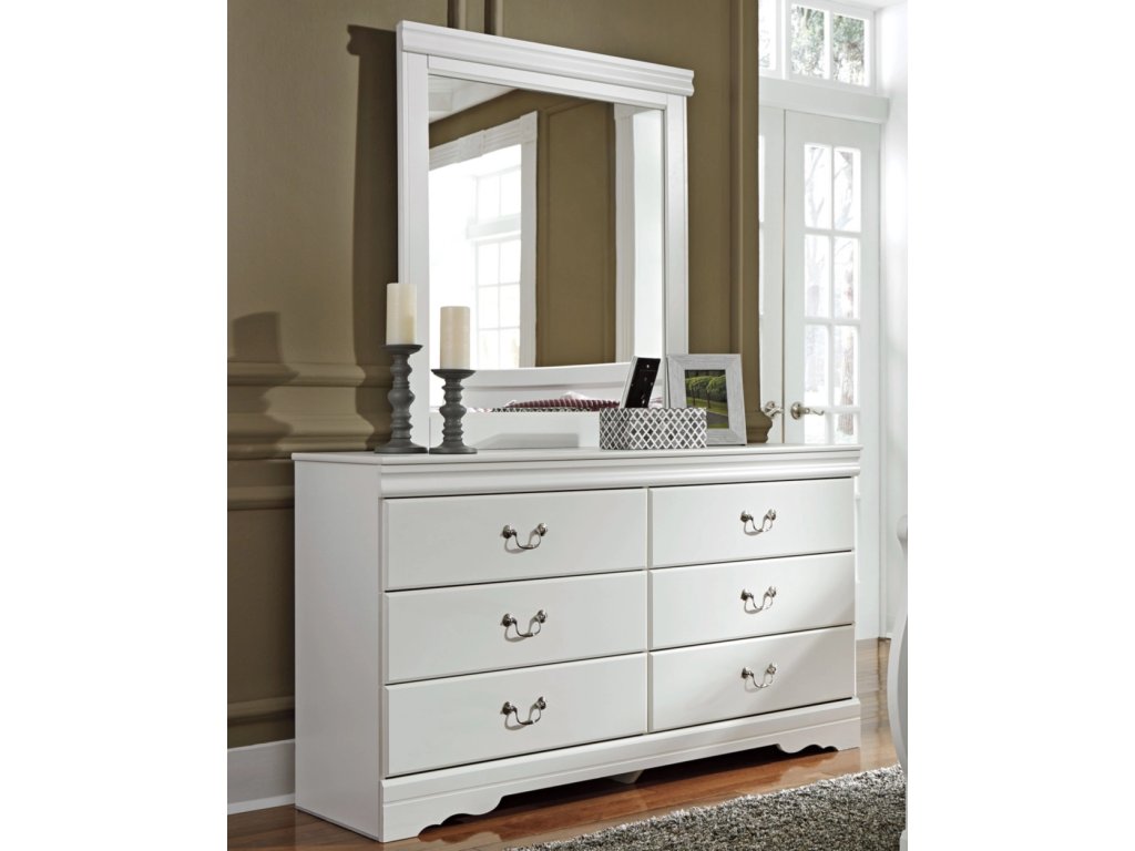 Anarasia Queen Sleigh Bed, Dresser, Mirror and Nightstand - image 7