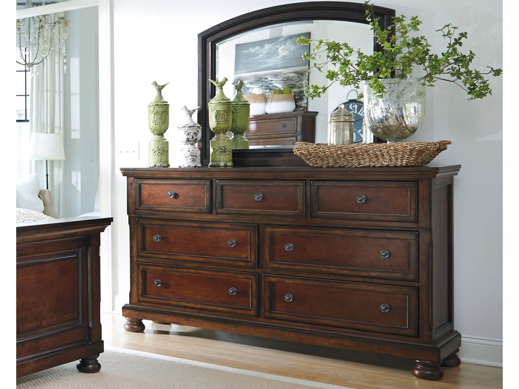 Porter Queen Panel Bed, Dresser, Mirror and Nightstand - image 13