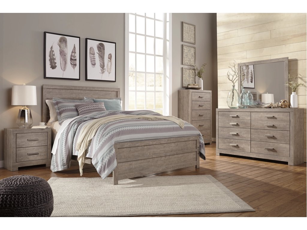 Culverbach Queen Panel Bed, Dresser, Mirror, Chest and 2 Nightstands - image 13