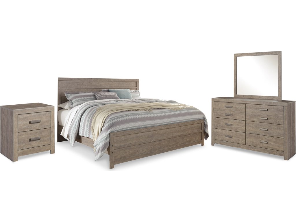 Culverbach King Panel Bed, Dresser, Mirror and Nightstand - main image