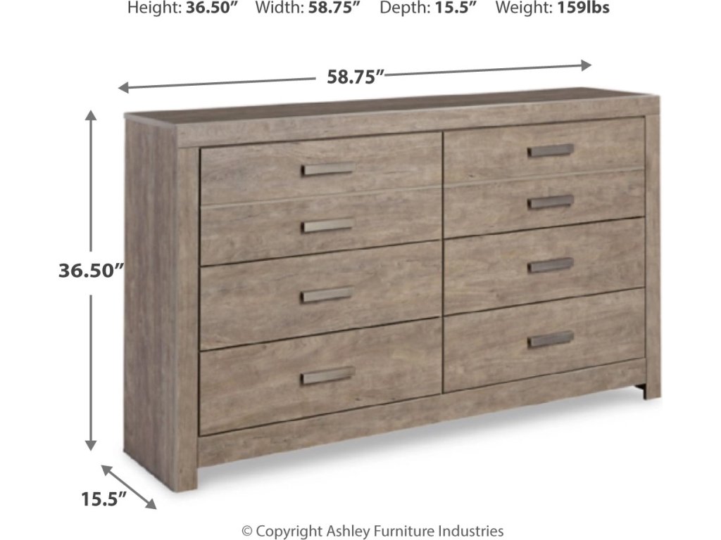 Culverbach Queen Panel Bed and Dresser - image 3