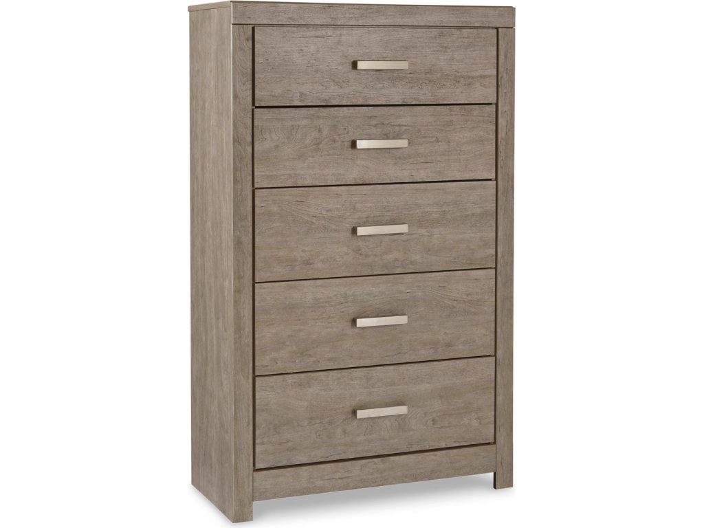 Culverbach King Panel Bed, Dresser, Mirror, Chest and Nightstand - image 5