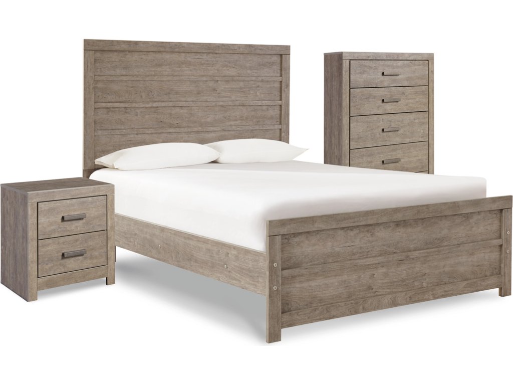 Culverbach Full Panel Bed with Chest of Drawers and Nightstand - main image