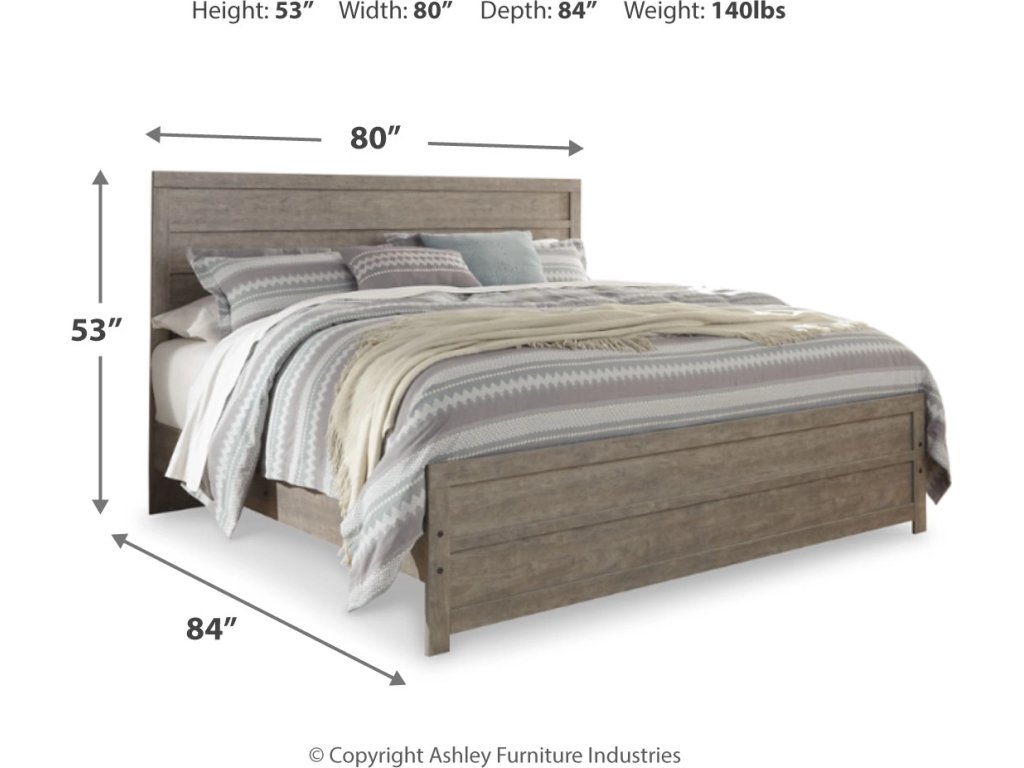 Culverbach King Panel Bed, Dresser, Mirror, Chest and Nightstand - image 11